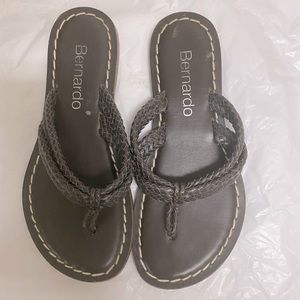 Bernardo Leather Rope Sandals